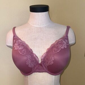 Victoria's Secret Lace Detail Bra in Dusty Rose